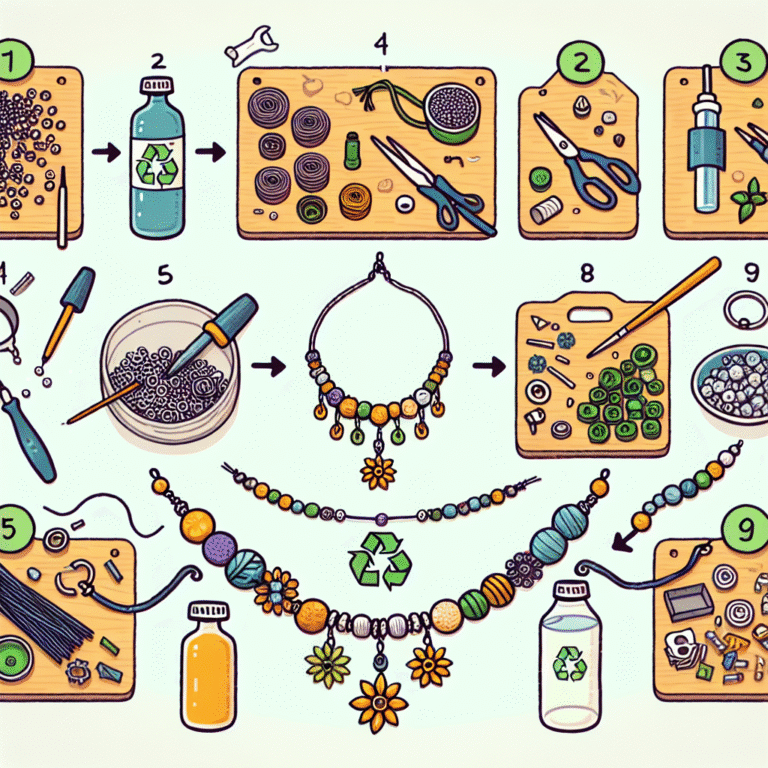 como fazer colares DIY com materiais recicláveis