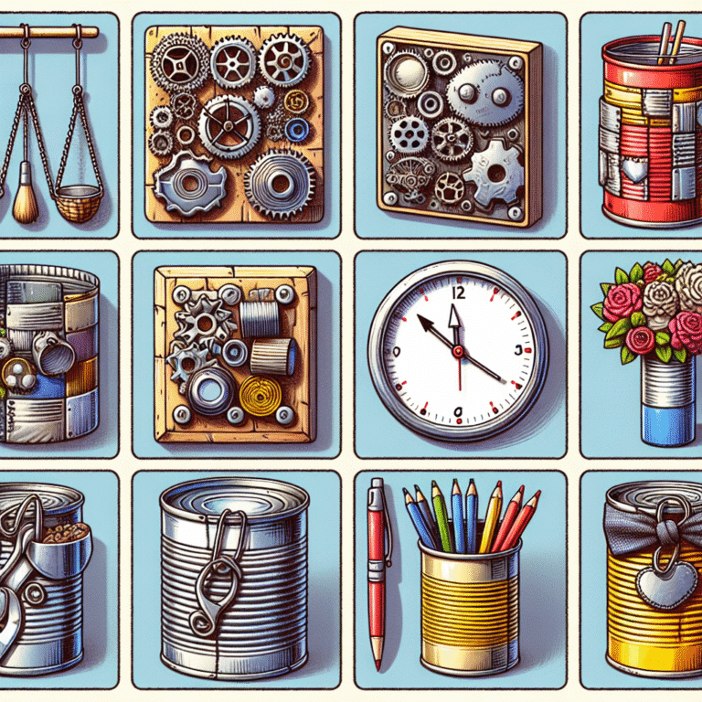 ideias de acessórios a partir de latas recicladas