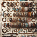 pulseiras criativas feitas à mão para presentes.