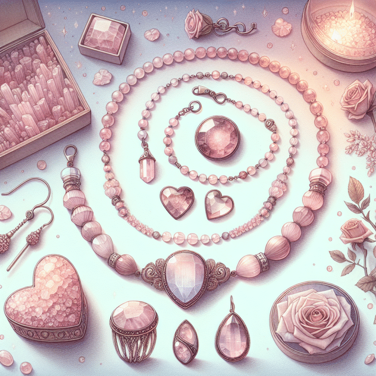 acessórios com quartzo rosa: amor e harmonia em cada detalhe